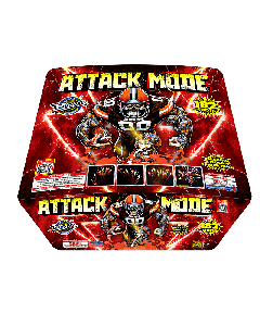 ATTACK MODE | 182 Shot 500 Gram Zipper Cake By Miracle Fireworks